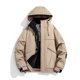 thumbnail image 1 of Ailaofu Women's Patchwork Color Hooded Jacket Fashion Casual Outdoor Hiking Rain Jackets Waterproof Lightweight Pocket Coat, 1 of 7