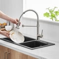 thumbnail image 6 of Kitchen Faucets with Pull Down Sprayer Bronze Brushed Nickel, 6 of 6