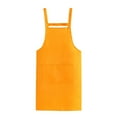 thumbnail image 2 of Adjustable H-Back Apron for Women & Men - Large Kitchen Cooking Apron with Pocket, 75x65cm (29.5x25.6"), Waterproof Polyester Canvas, Comfortable for Baking, Gardening, Art Classes, 2 of 5