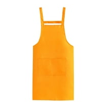 H Back Style Aprons for Women Men, Adjustable Straps Large with 2 Pockets Canvas Waterproof Apron for Chef Kitchen Cooking Home