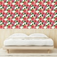 thumbnail image 3 of Ambesonne Watercolor Flowers Peel & Stick Wallpaper for Home, Wild Roses Fun, 13"x36", Pastel Pink Coral and Emerald, 3 of 5