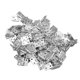 thumbnail image 2 of 100 Unids Cobre Mini Bisagras Butt Bisagras Puerta Gabinete DIY Bisagras Montaje Plegable Butt Reemplazo para Armario Caja de Madera Artesanía Muebles Plata Macarena Bisagras a tope, 2 of 7