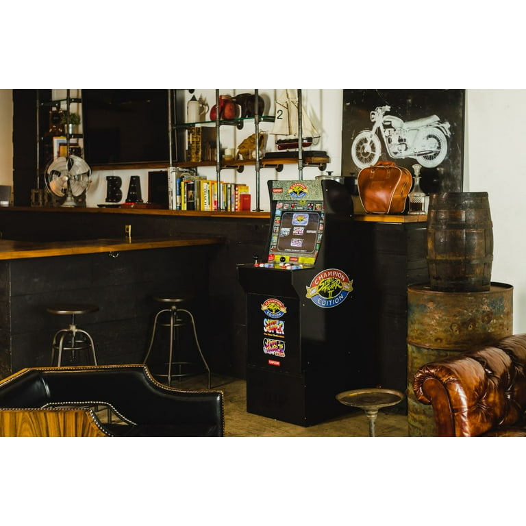 Arcade1UP 4ft Street Fighter 2 Arcade Machine with Riser