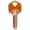 Amber, variant on Kaba KW1-PC-AMBER Plastic Head Amber Key Blank- Pack of 5