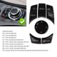 thumbnail image 3 of 6pcs Center Multimedia Buttons Exquisite Surface Smooth Touch Control Knob Cover Fit for 1 Series 3 Series 5 Series 6 Series Piano Black, 3 of 3
