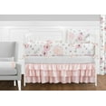 thumbnail image 5 of Sweet Jojo Designs Pink and Grey Rose Flower Girl Baby Nursery or Kids Room Small Fabric Toy Bin Storage Box Chest for Watercolor Floral Collection, 5 of 7