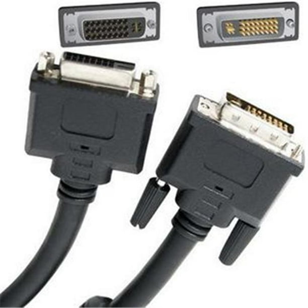DVI-I Double Lien Câble d'Extension d'Affichage - 6ft - 1 x DVI-D (Numérique) 1 x DVI-D (Numérique) - Câble d'Extension - Noir
