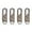 Brown, variant on Universal Detachable Zipper Puller Metal Rubber Zipper for Bags Coats and Clothes Faucet Hardware Setfaucet Accessories Kitchen Faucet Parts Bathroom Faucet Parts Plumbing Fixtures Tap Hardware Repla