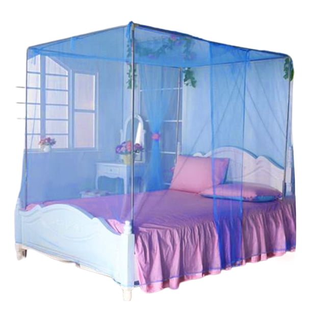Mosquitera tipo domo para cama, diseño de malla transpirable, instalación sencilla, cortina para cama individual
