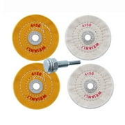 Jewelry Polishing Wheel Ceramic Car Body Burr\-removal Rough Sanding Buffing Cloth Wheel 3 inch 5pcs