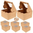thumbnail image 5 of FRCOLOR 12Pcs Dessert Boxes with Window Small Treat Boxes Mini Cake Boxes Small Cookie Boxes Bakery Boxes, 5 of 8
