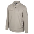 thumbnail image 3 of Men's Colosseum Oatmeal Arizona State Sun Devils Operation Hat Trick Battalion Quarter-Zip Pullover, 3 of 4