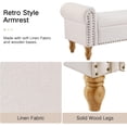 thumbnail image 6 of Howcool 51.5" Linen Storage Ottoman Bench, Upholstered End of Bed Bench for Bedroom Living Room Entryway Window Seat（Beige）, 6 of 6