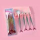 thumbnail image 3 of 4pcs Gradient Mermaid Makeup Brushes Kit Maquiagem Maquillaje New Mermaid Foundation Eyebrow Eyeliner Cosmetic Makeup Brushes, 3 of 4