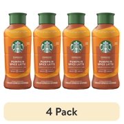 (4 pack) Starbucks Iced Coffee, Pumpkin Spice with Cow Milk, 40oz Bottle