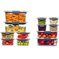 thumbnail image 1 of Contenedores de almacenamiento de alimentos Rubbermaid Brilliance, juego de 24 piezas, 1 of 1