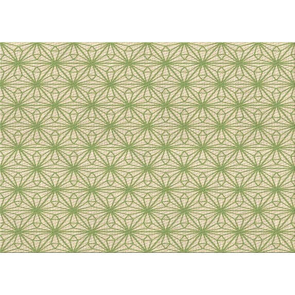 Ahgly Company Indoor Rectangle Patterned Khaki Gold Area Rugs, 8' x 12'