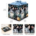 thumbnail image 3 of Tmall Large Capacity Foldable Storage Baskets with Handle, 10.8"x10.5"x10.6", Toy Storage Cube Organizer Storage Containers, 3 of 6