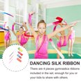 thumbnail image 4 of EeaseCA 4Pcs Colorful Rhythmic Gymnastics Ribbon Dancing Ribbon Dancing Streamers, 4 of 7