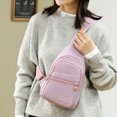 thumbnail image 4 of Bolso de hombro diagonal único de tendencia de moda bolso de pecho de viaje de ocio deportivo, 4 of 5