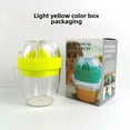 thumbnail image 1 of Portable Manual Fruit Juicer for Home & Outdoor Use - Durable Citrus Squeezer for Lemons and Various Fruits, Gift-Worthy Kitchen Tool with Stylish Design (Yellow-Green Boxed), 1 of 6