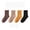 Yellow, variant on HUANBAI Soft Kids Crew Socks For Girls Everyday Comfortable School Ankle Socks With Non Grip For Toddler Children Non Athletic Play Socks / Black(5-8 Years)