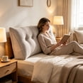thumbnail image 4 of Headboard Pillow Triangular Bedside Cushion Bed Sofa Backrest Support Reading Pillow, Headboard Pillow for Sitting Up Reading or Working, 4 of 4