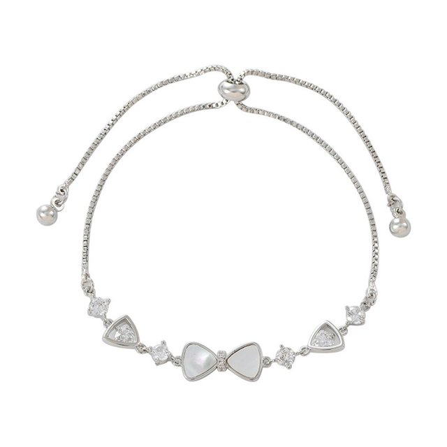 Guardurnaity Zircon Slider ajustable Pulseras de cadena resistentes y livianas Joyería de moda clásica Mujeres Home Festival Ropa, zapatos y accesorios Miscelánea