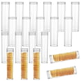 thumbnail image 1 of 60 Pcs Tubes pour Pièces de 2 Tailles Tubes Ronds de Rangement pour Pièces Supports en Plastique Ronds Transparents Contenant pour Pièces Organisateur de Pièces pour Pièces de Dime Demi-Dollar Fournitures de Collection de Pièces Commémoratives, 1 of 6