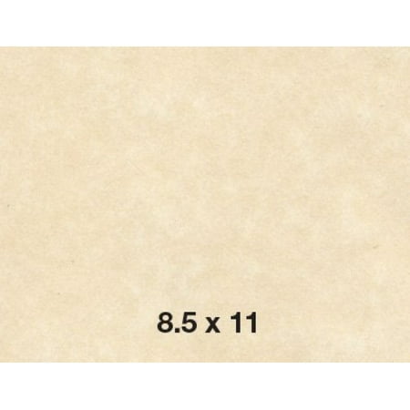 8.5 X 11 Stationery Parchment Recycled Paper 65lb. Cover Card stock - 50 per Pack