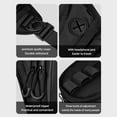 thumbnail image 6 of Compact Motorcycle Waist Bag, Multifunctional Drop Leg Bag, Outdoor Travel Hiking Cycle Leg Bag Waterproof Hard Shell Large Capacity, Bag for Hiking, Traveling, Black, 6 of 7