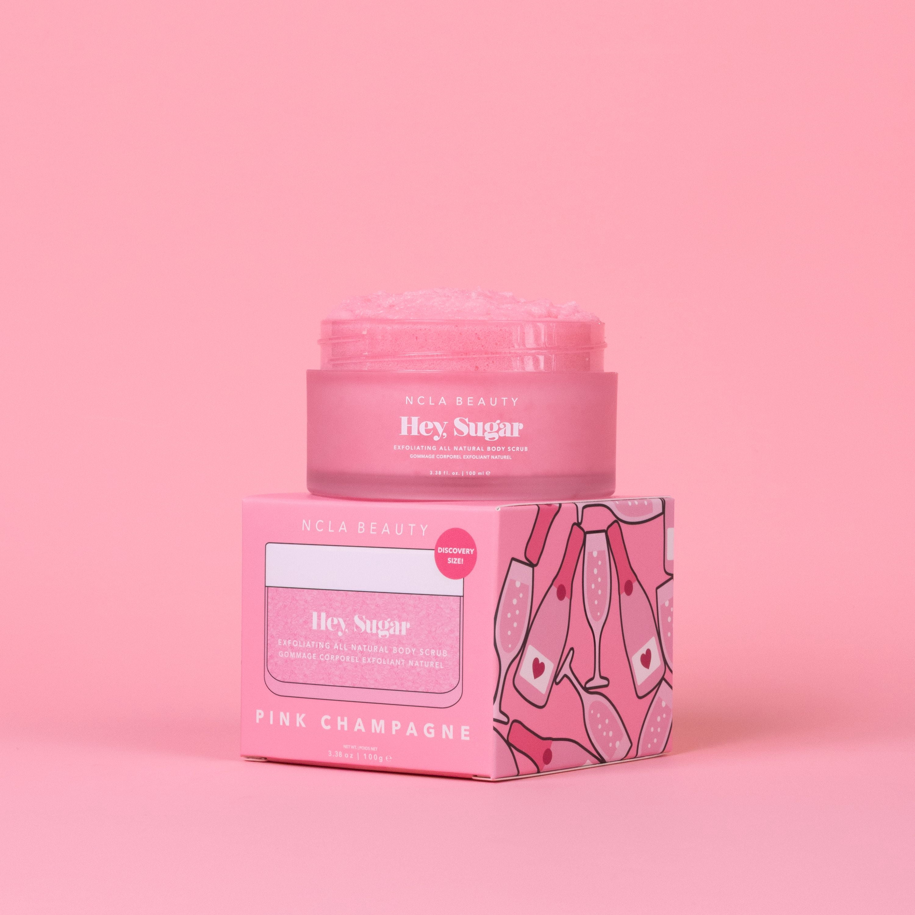 NCLA Beauty PINK CHAMPAGNE BODY SCRUB 100ML