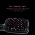 thumbnail image 3 of 2 In 1 Salon Comb Blow Styler Massage Portable Wet Dry Styling Tool Hair Dryer, 3 of 6