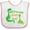 White and Pink, variant on Inktastic My Granddad Loves Me Baby Boys Baby Bib