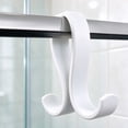 thumbnail image 5 of Plastic S‑Shaped Shower Curtain Rod Hook, Double‑End Hanging Hook for Bathroom Closet, 5 of 6
