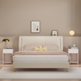 thumbnail image 3 of Leumius Nightstand with Drawer,2 Tier Beside Table End Table,Modern Side Table for Bedroom,Living Room,Pink, 3 of 6