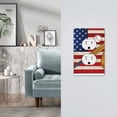 thumbnail image 5 of Fotbe American Flag And Baseball Print Duplex Receptacle Wall Plate, 1-Gang 5.0" x3.0" Wall Outlet Covers, Dual Outlet Faceplates Covers, Color-matched Screws Included-Style S, 5 of 6