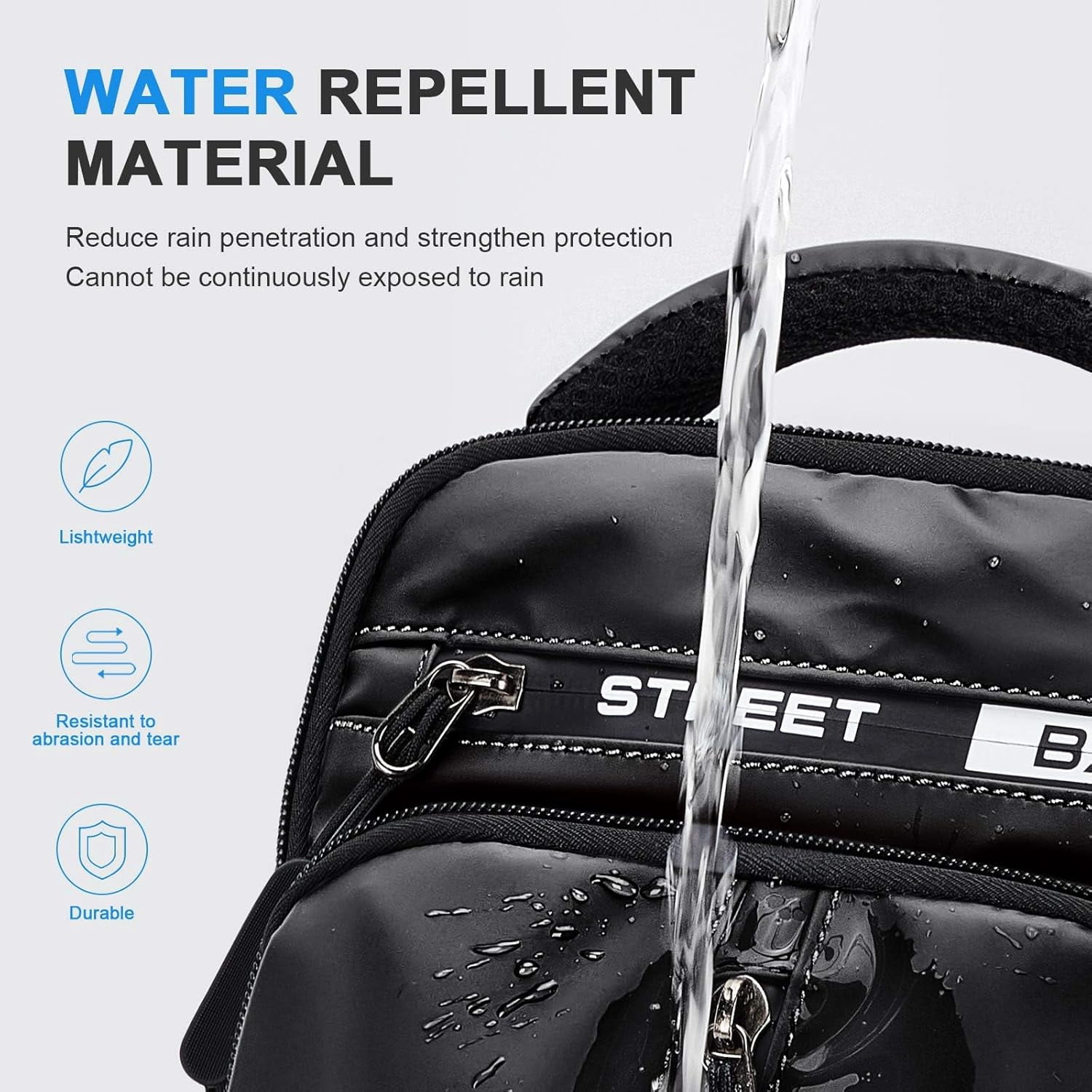 Mini Sling Bag for Men Women - Lightweight Crossbody Backpack, Multipurpose Shoulder Bag, Small Compact Chest Daypack for Travel Hiking Gym Sport Blue