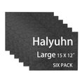 thumbnail image 1 of Halyuhn Almohadillas de Fieltro para Muebles, Paquete de 6 (no Adhesivas), 15 x 12 Almohadillas de Fieltro Negras para Muebles, Hojas de Fieltro de 8 mm de Grosor para Manualidades, Almohadillas de Fi, 1 of 5