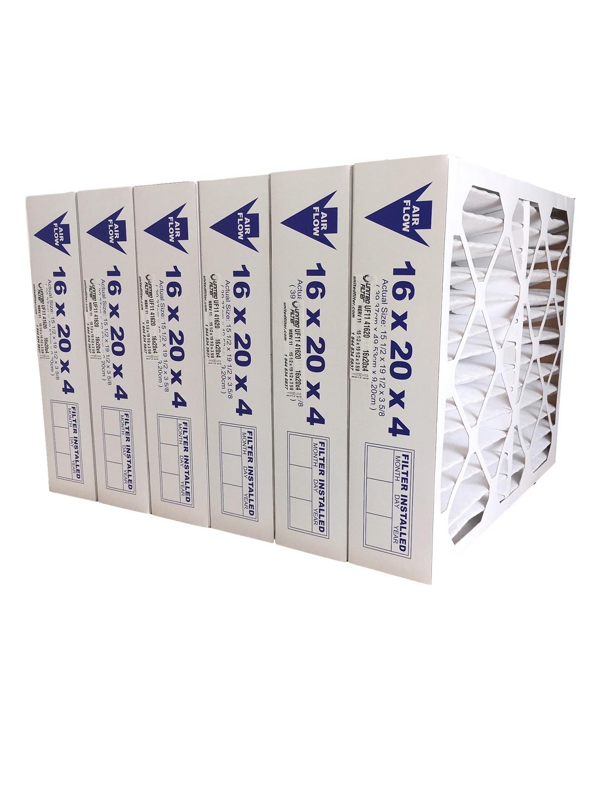 16x20x4 MERV 11 Furnace Filter Made in Canada 6 Pack Walmart Canada