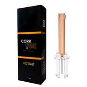 Cork Genius Air-Pump Wine Opener - Easy-Open Wine Bottle Opener with Air Lift Technology for Effortless Bottle Opening - Durable and Indestructible Stainless-Steel Design - Non-Electric Wine Opener