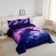 thumbnail image 2 of Juego de cama Outer Space Unicorn Comforter Unicorn Glitter Quilted Duvet Set, 2 of 7