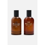 Zara Tobacco Collection Rich Warm Addictive + Intense Dark Exclusive Cologne for Men EDT Eau De Toilette 2x 100 ML (3.4 FL OZ)