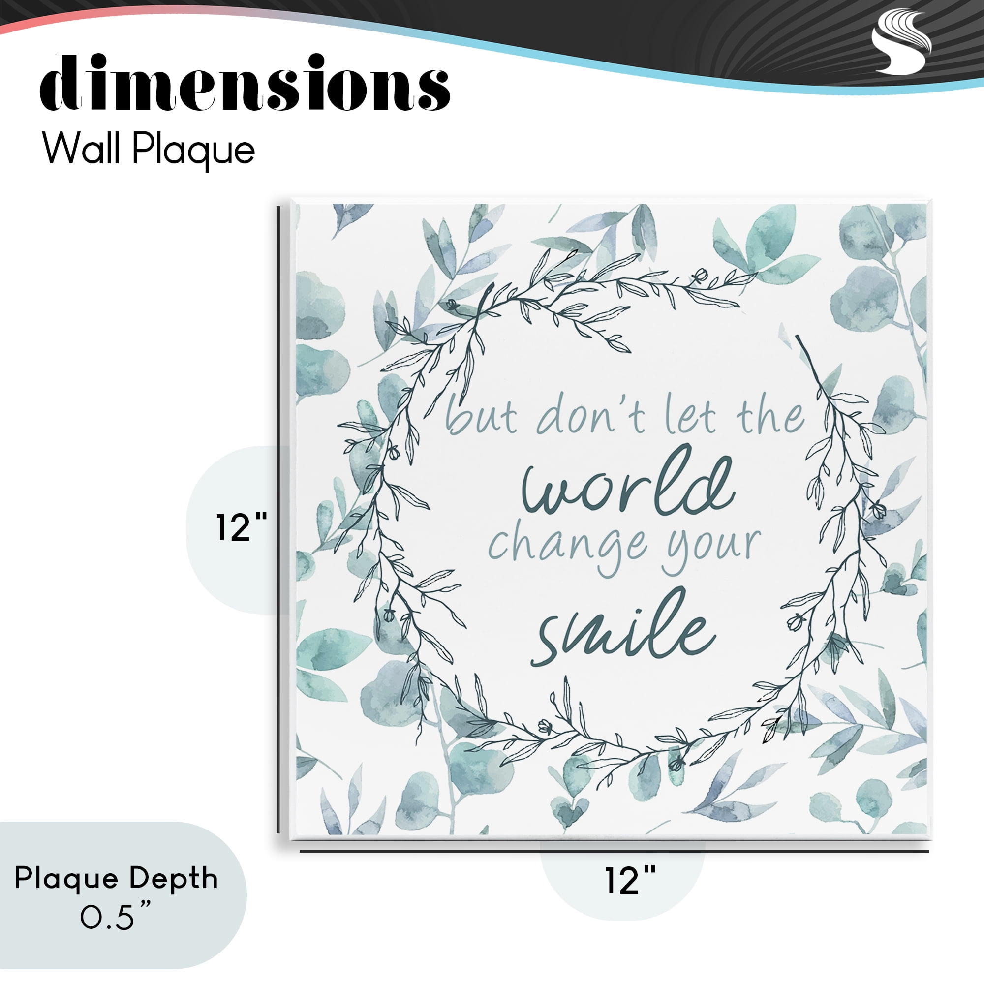 Stupell Industries Don't Let The World Change Wall Plaque Art, design by Kim Allen
