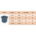 thumbnail image 4 of Bagilaanoe Newborn Baby Girl Boy Denim Rompers Short Sleeve Bodysuit 3M 6M 12M 18M Infant Summer Casual One Piece Jumpsuit, 4 of 7