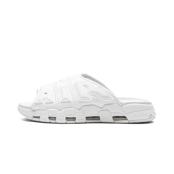 NIKE MENS Nike More Uptempo Slide "Triple White" FD9884 101 FD9884 101 from Stadium Goods