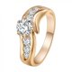 thumbnail image 1 of Anillo de cobre redondo de moda con decoraciones de circonitas, n.° 7, 1 of 1