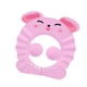 thumbnail image 3 of Gorro de ducha ajustable para niños con orejeras, gorro de baño de EVA con dibujos animados para niñas y niños, ideal para viajes en interiores. Rosa, 3 of 9