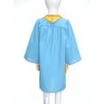thumbnail image 3 of Moggemol Kids Unisex Preschool Kindergarten Graduation Gown Long Sleeve Zipper Robe with Hat Stole Light Blue 48, 3 of 7