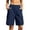 *Navy, variant on VBVC Women's Elastic Waist Cargo Shorts , Summer Athletic Workout Hiking Shorts For Women,Ladies' Loose Fit Pull-On Shorts with Pockets,Beige,S-3XL